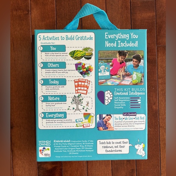 Open The Joy Gratitude in a Box Activity Kit for Kids - Picture 2 of 4